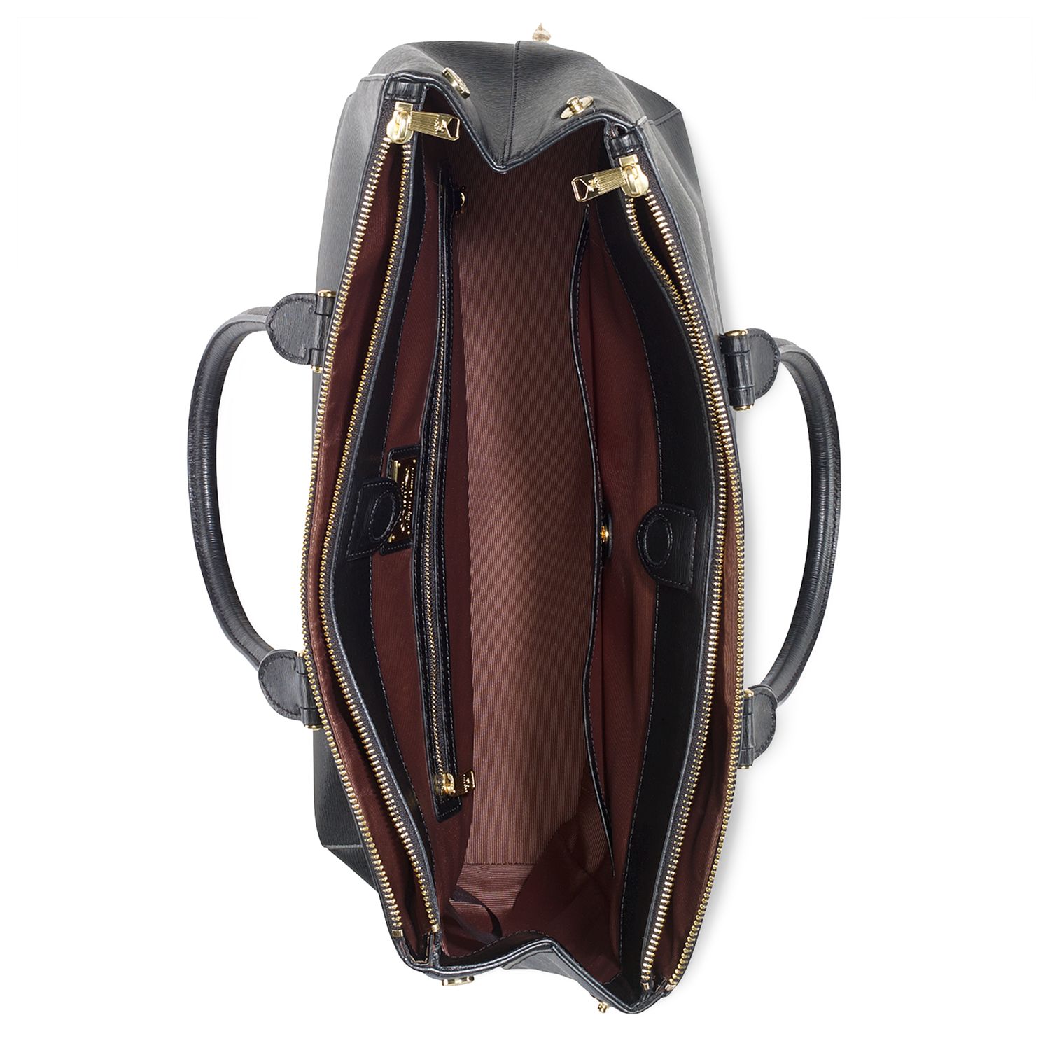 newbury double zip satchel
