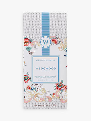 Wedgwood Wonderlust Rococo Flowers 12 Pack Tea Blend, White/Multi, 24g
