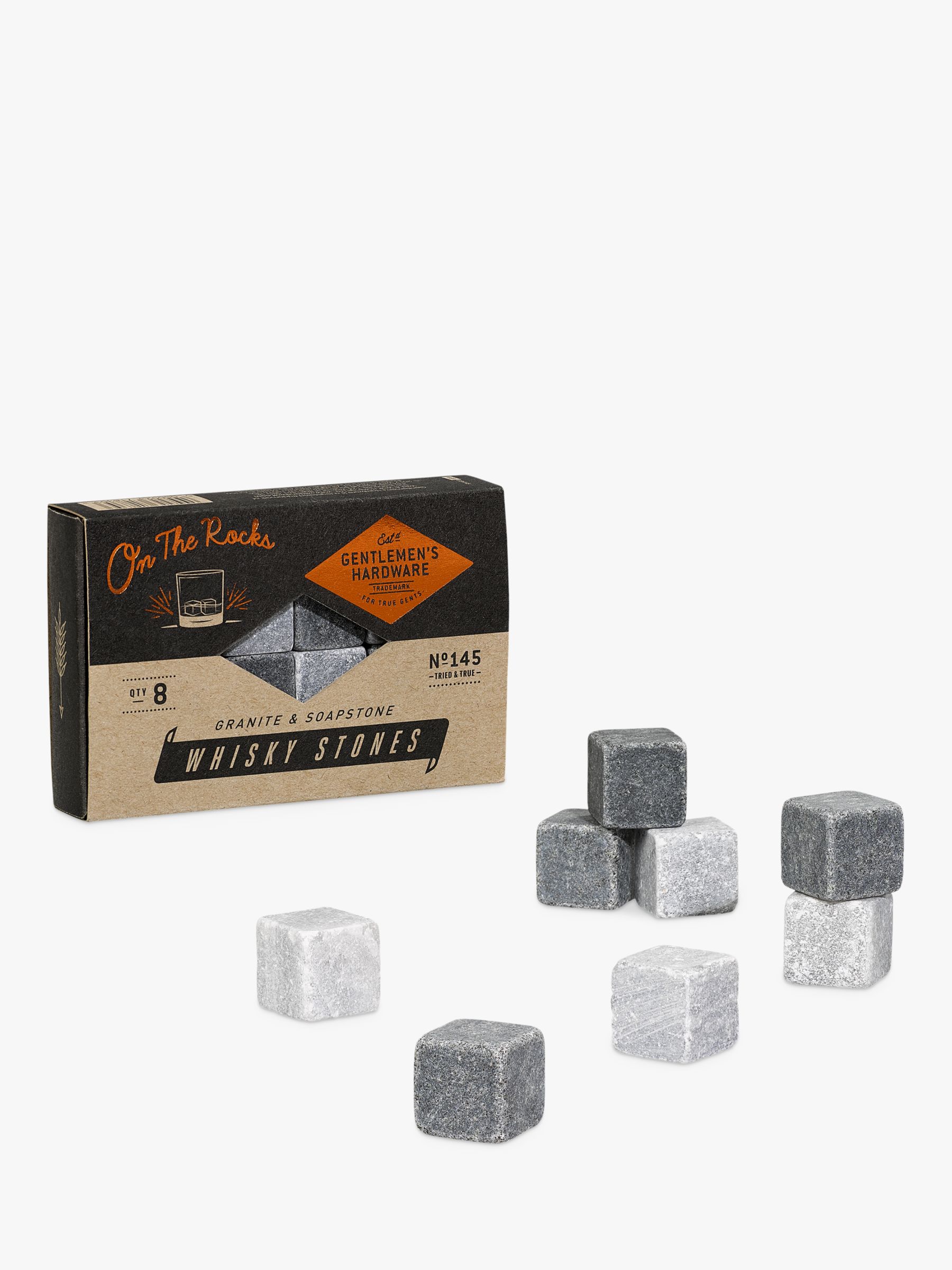 Gentlemen's Hardware Cocktail Tumbler & Whiskey Stones Set