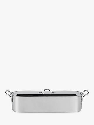 Rick Stein Stainless Steel Fish Kettle, Silver, 45cm