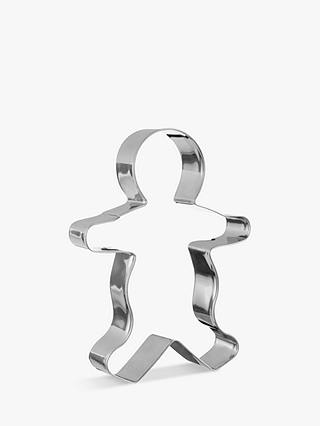 John Lewis & Partners Stainless Steel Gingerbread Cutter