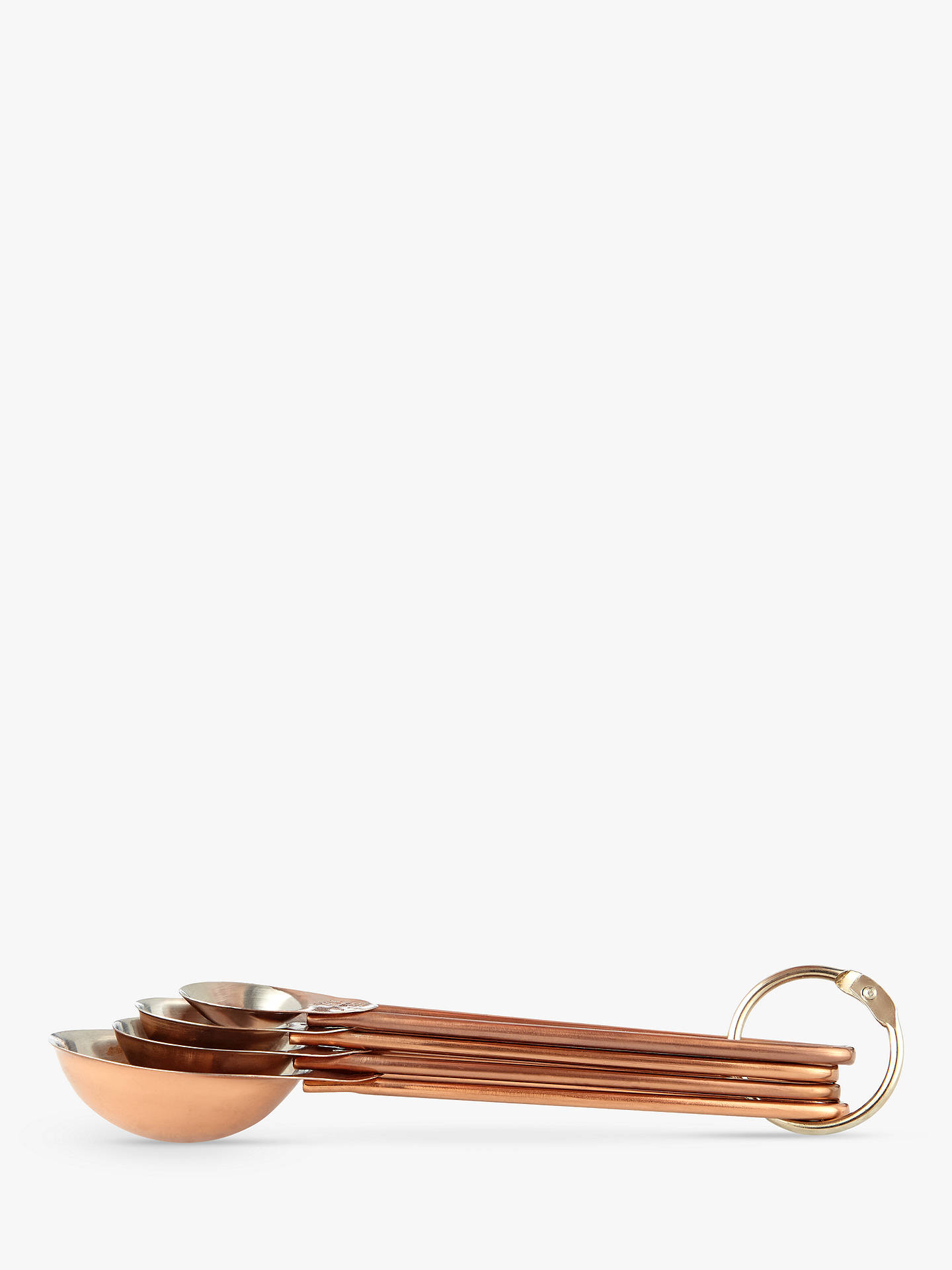 BuyCroft Collection Copper Measuring Spoon, Set of 4 Online at johnlewis.com