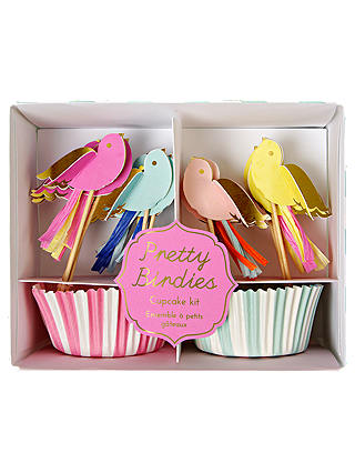Meri Meri Pretty Birdies Cupcake Kit, Set of 24