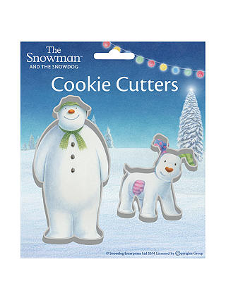 Creative Party Christmas The Snowman and Snowdog Cookie Cutter Set