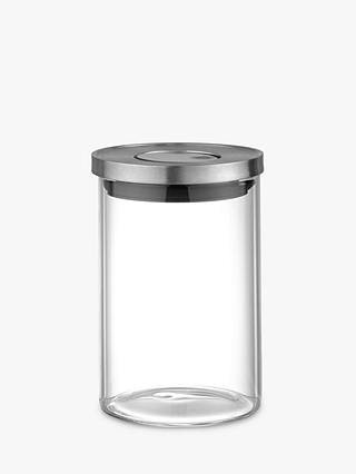 House by John Lewis Stackable Glass Jar, 800ml