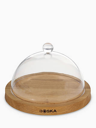 Boska Cheeseboard With Dome, Oak, Dia.23.7cm