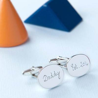 Merci Maman Men's Personalised Oval Cufflinks Review