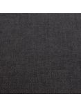 John Lewis Easy Clean Chunky Chenille Plain Fabric, Charcoal, Price Band C