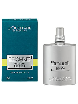 L'OCCITANE L'Homme Cologne Cedrat Eau de Toilette, 75ml