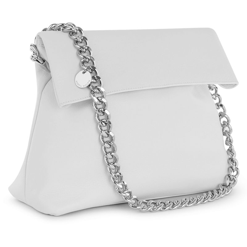 karen millen leather regent chain bag