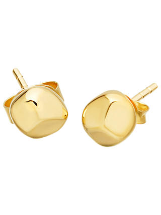 Missoma 18ct Gold Vermeil Magma Nugget Stud Earrings, Gold