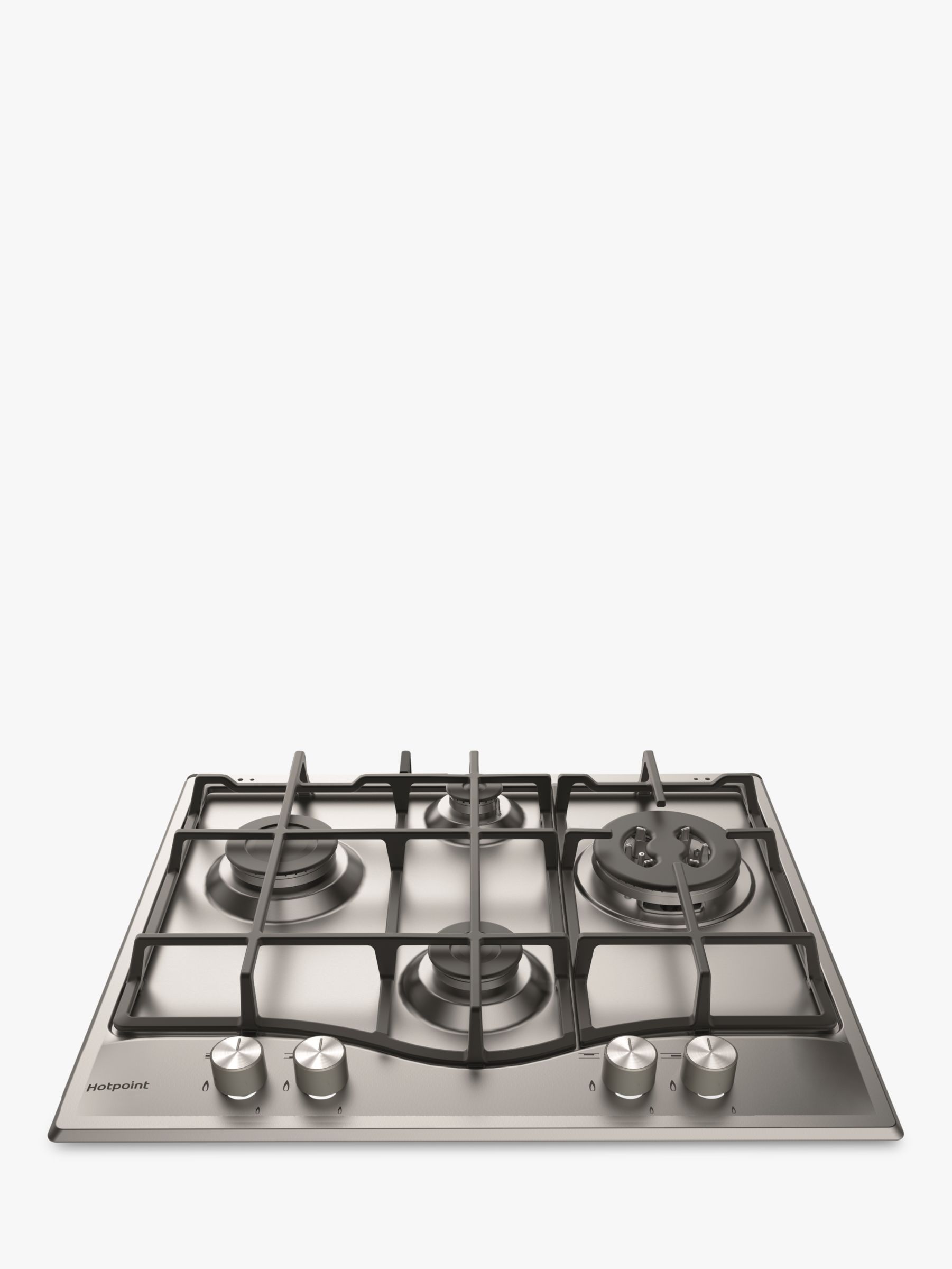 Hotpoint PCN641 TIXH Gas Hob, Stainless Steel