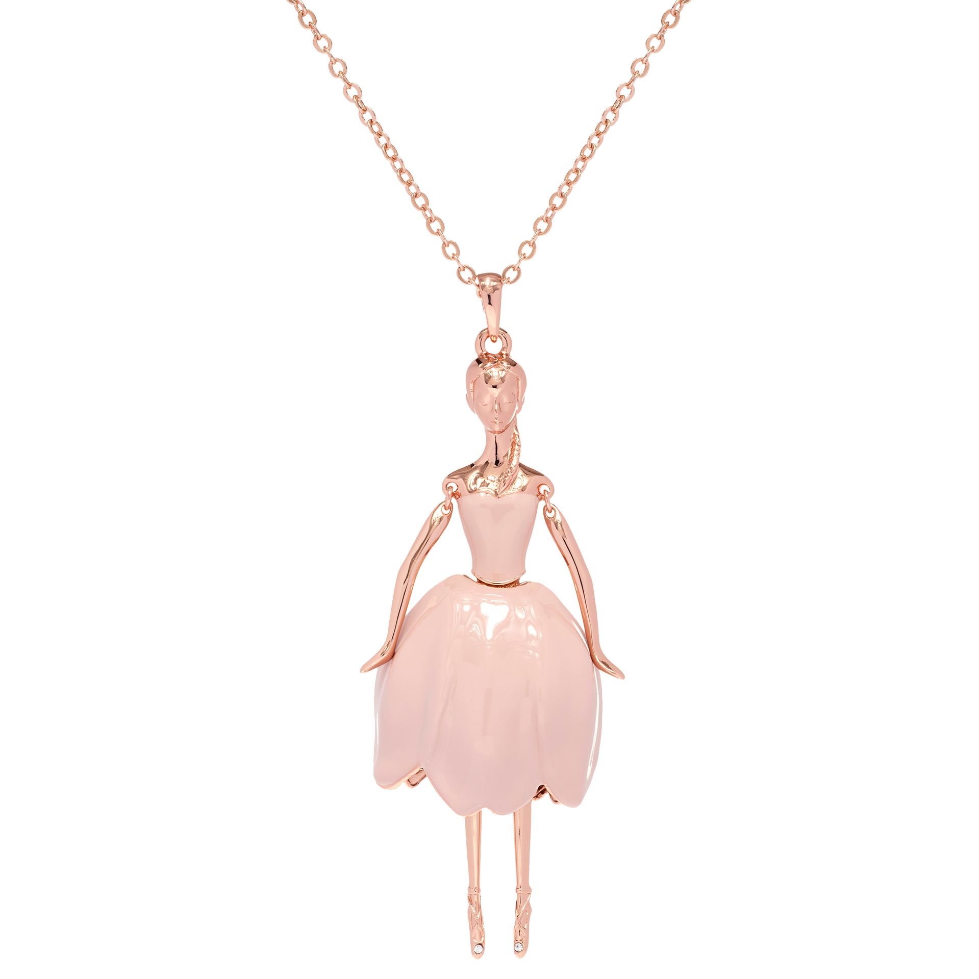 Ted Baker Tuula Swarovski Crystal Ballerina Pendant Necklace