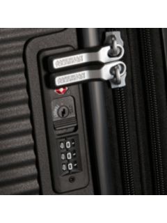 American Tourister Soundbox 4-Spinner Wheel 67cm Medium Suitcase, Bass Black