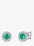 Jools by Jenny Brown Circular Cubic Zirconia Stud Earrings