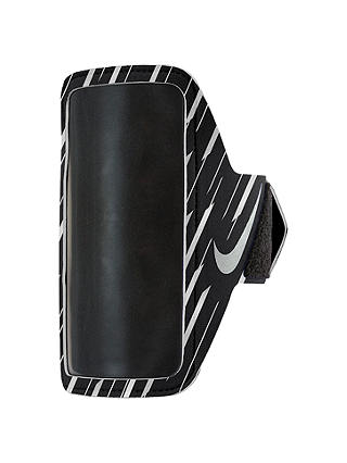 Nike 360 Flash Lean Armband, Black/Silver
