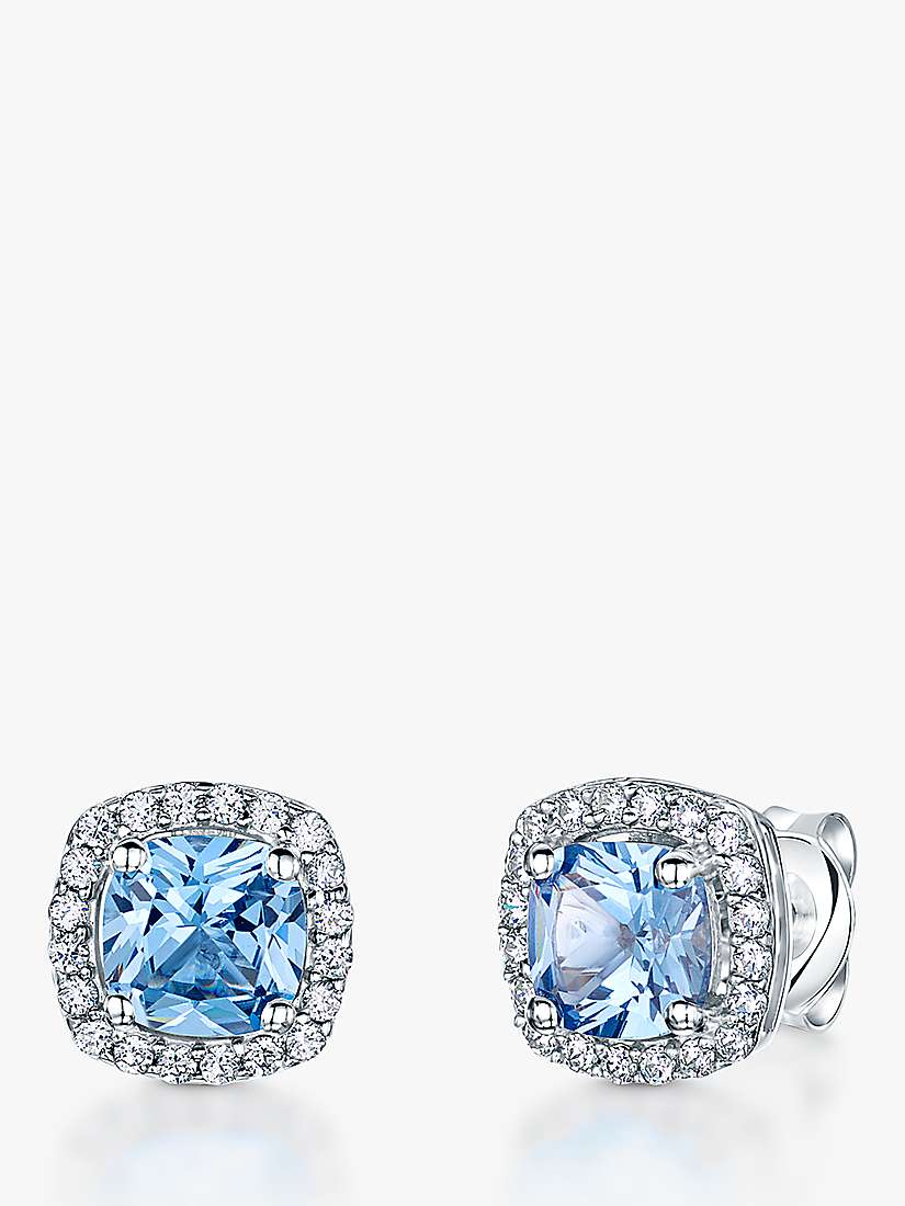 Buy Jools by Jenny Brown Cubic Zirconia Cushion Stud Earrings Online at johnlewis.com