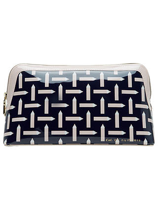 Ted Baker Colour By Numbers Marble Wash Bag, Navy