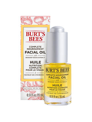 Burt's Bees Complete Nourishment Facial Oil, 15ml