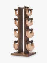 NOHrD Swing Bell Weights Tower Set, Walnut