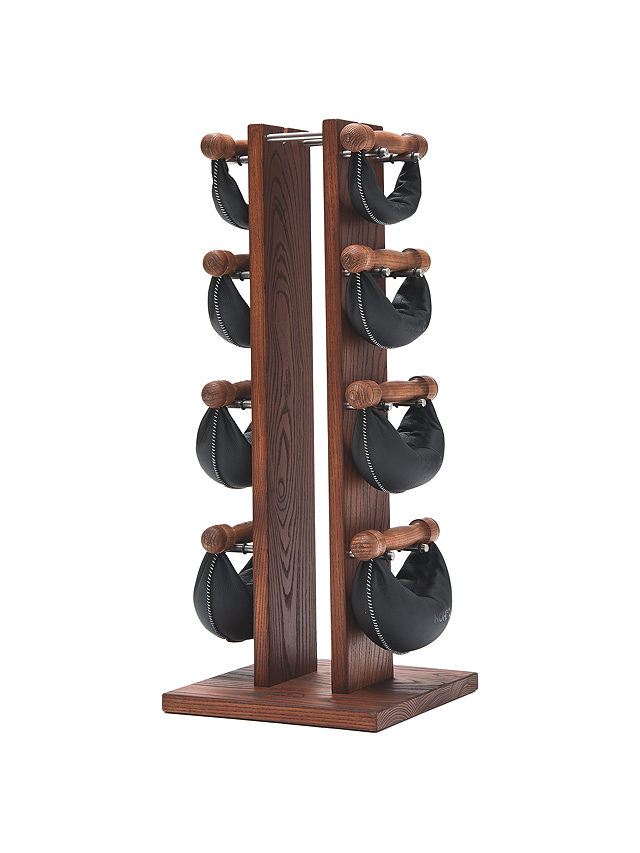 NOHrD Swing Bell Weights Tower Set, Rosewood