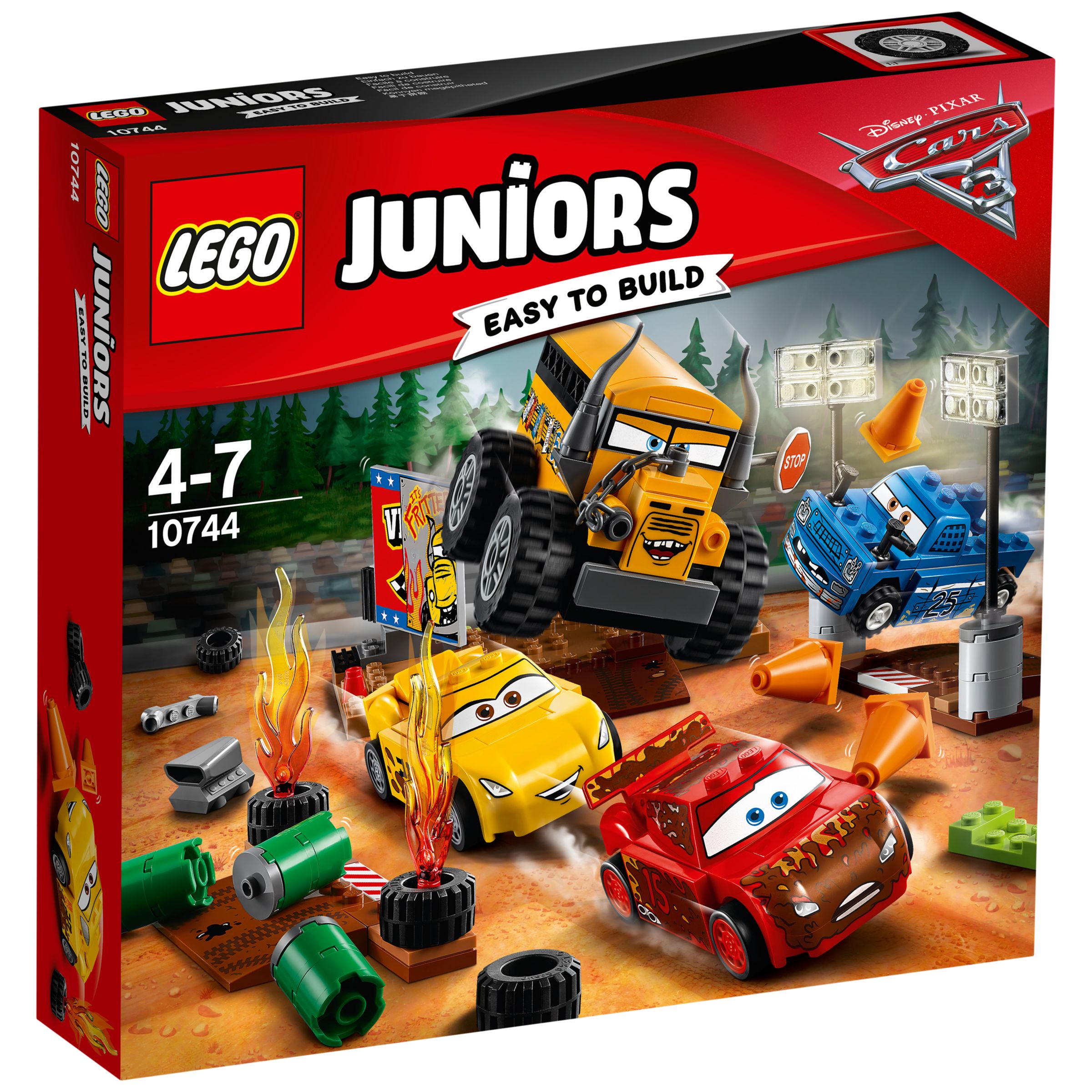 LEGO Juniors Disney Pixar Cars 3 10744 Thunder Hollow Race at John Lewis & Partners