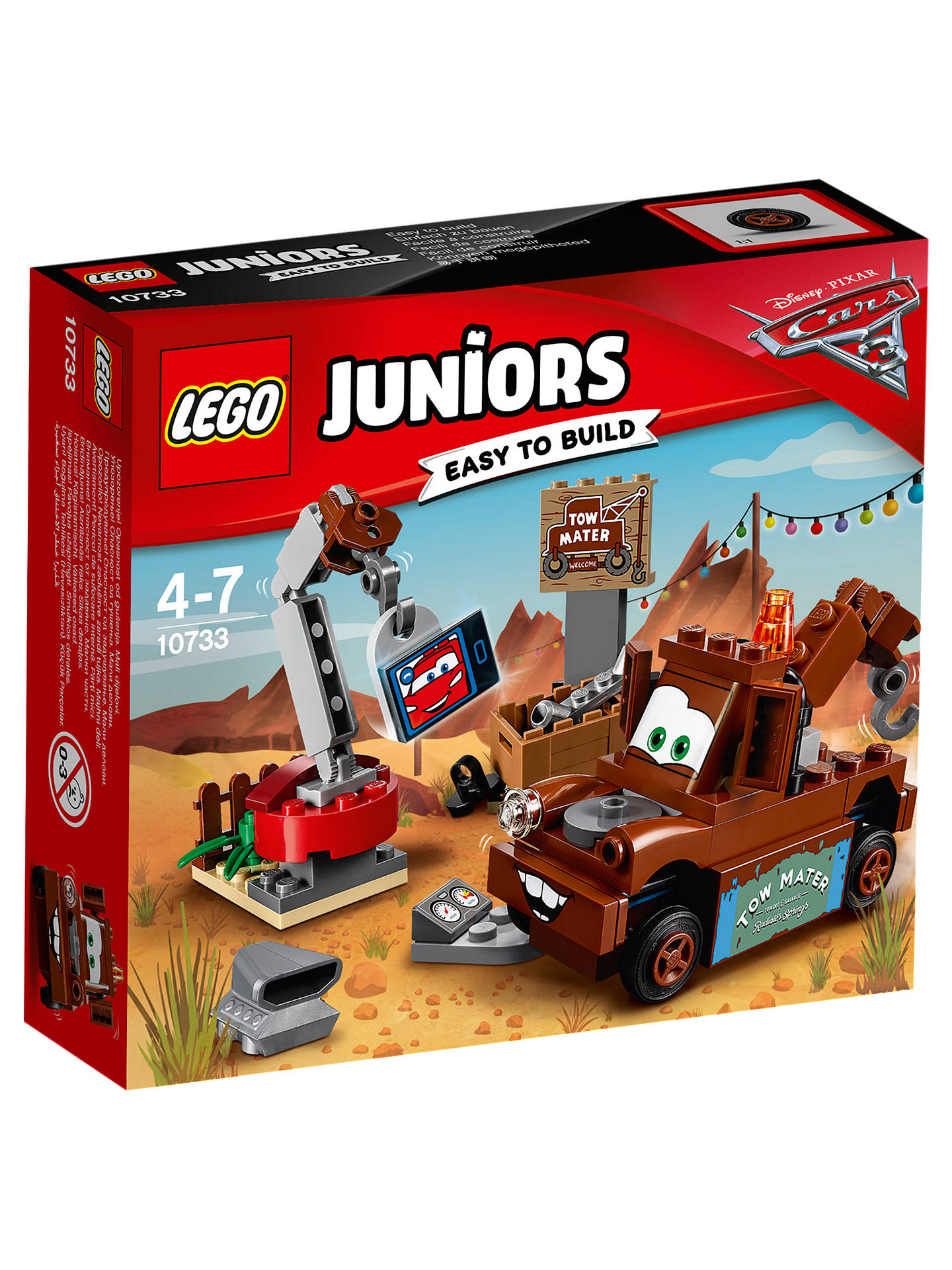 LEGO Juniors 10733 Disney Pixar Cars 3 Mater's Junkyard at