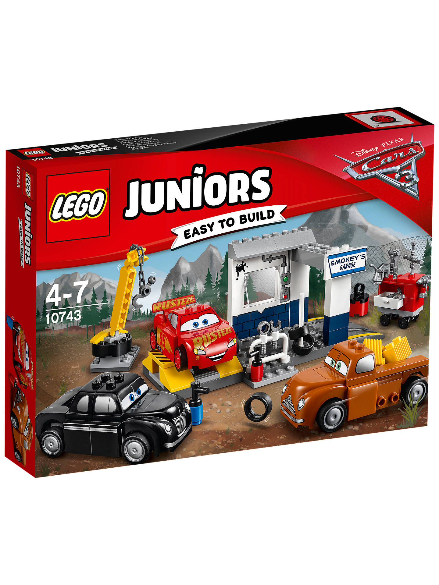 LEGO Juniors Disney Pixar Cars 3 10743 Smokey's Garage at