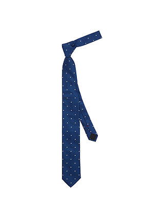 HUGO by Hugo Boss Dot Silk Woven Tie, Navy