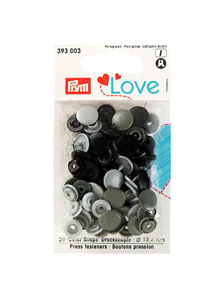 Prym Press Snap Colour Fasteners, 12mm, Pack of 30