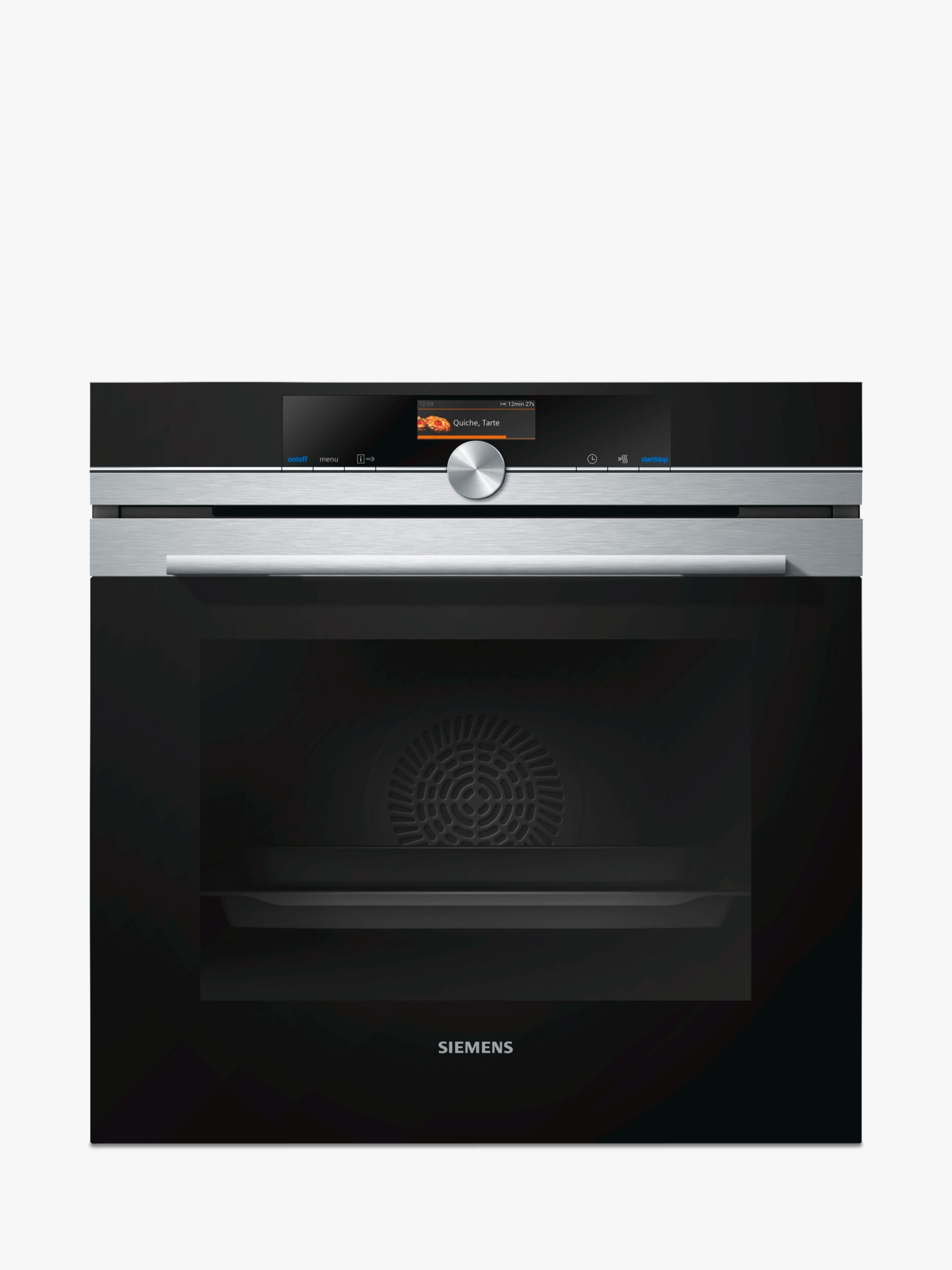 Siemens HB676GBS6B Built-In Oven with Home Connect, Black/Stainless Steel