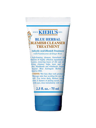 Kiehl's Blue Herbal Blemish Cleanser Treatment, 75ml