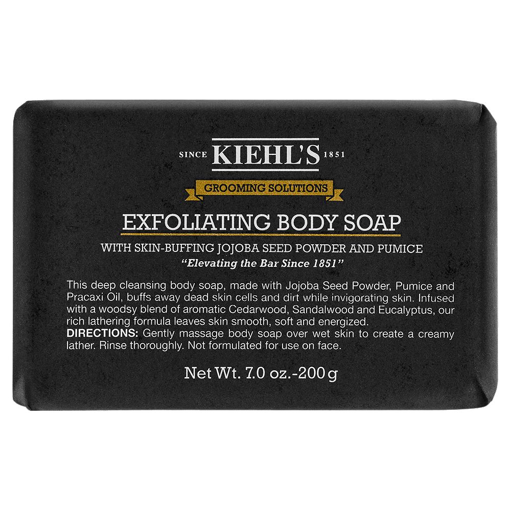 Kiehl's Grooming Solutions Exfoliating Body Soap Bar, 200g 1