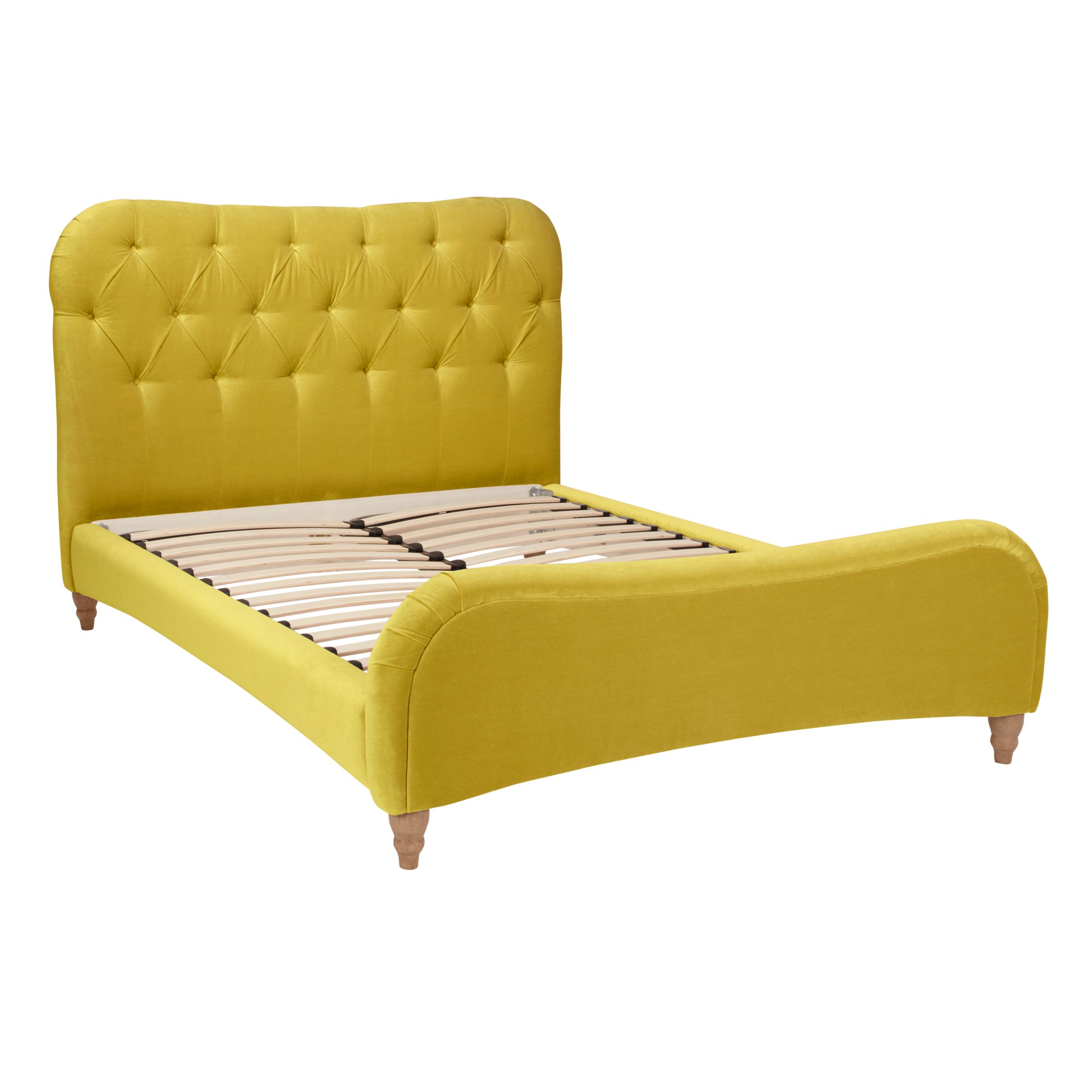 Brioche Bed Frame by Loaf at John Lewis in Clever Velvet, Super King Size