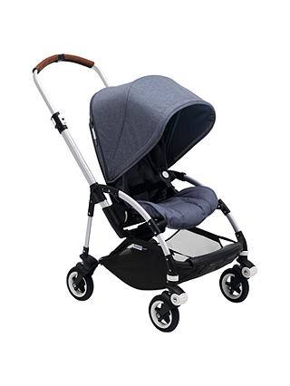 Bugaboo Bee5 Complete Pushchair and Canopy, Blue Melange Fabric