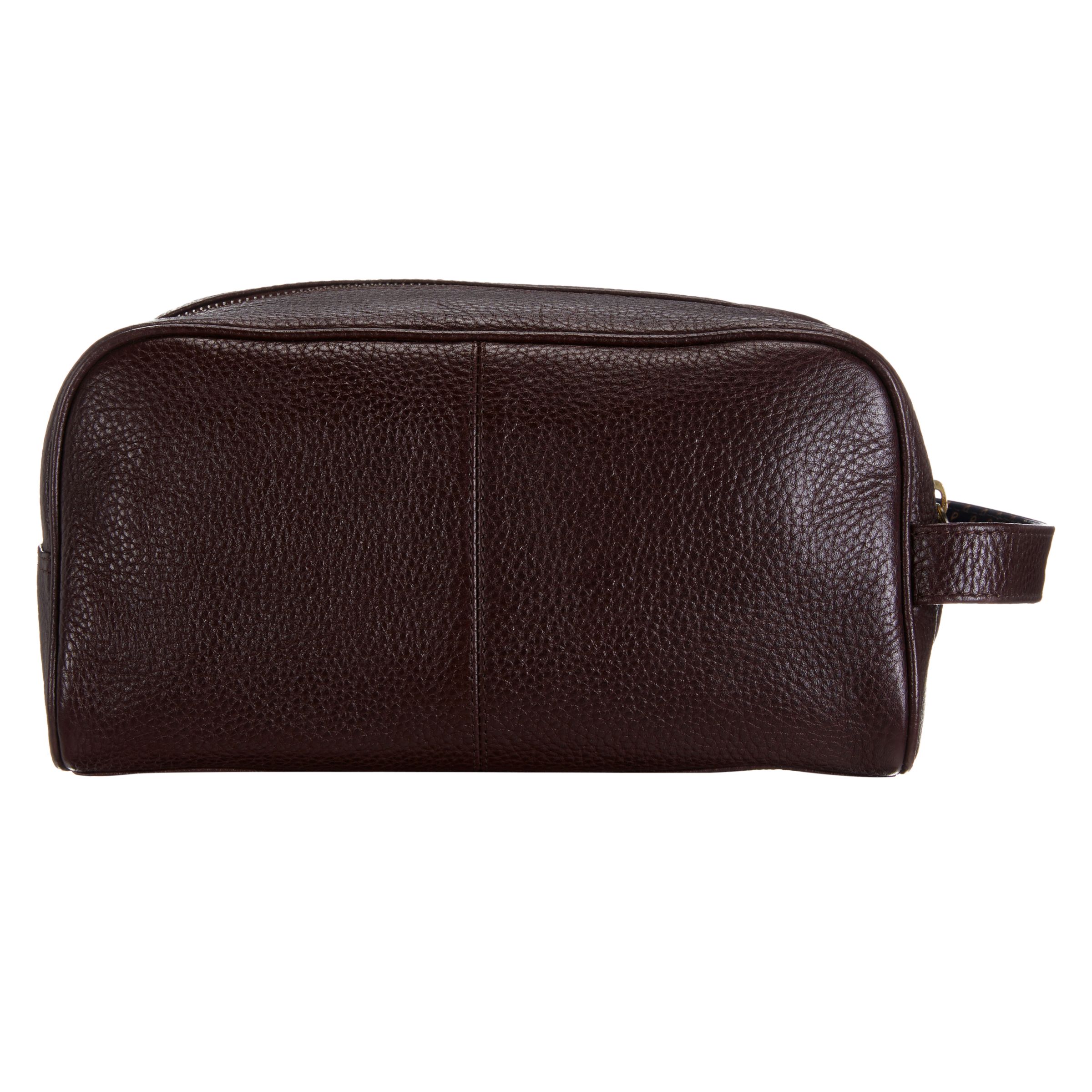 John Lewis & Partners Katta Aniline Leather Wash Bag
