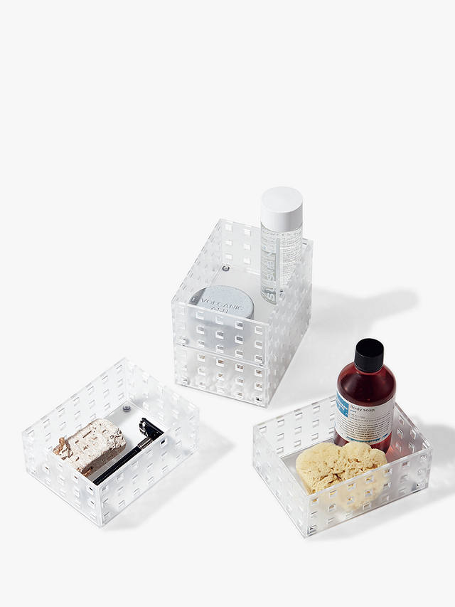 Like-it Bricks Plastic Storage Boxes, Set of 4