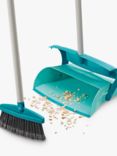 Leifheit Long Handled Open/Close Dustpan & Brush