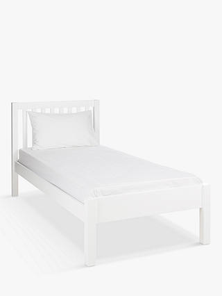 ANYDAY John Lewis & Partners Wilton Child Compliant Bed Frame, Single, White