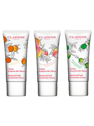 Clarins Hand & Nail Treatment Cream Trio