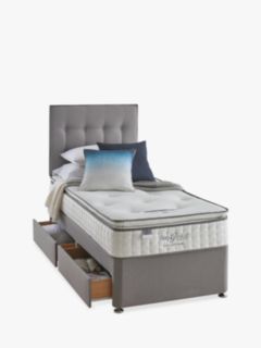 Silentnight Non Sprung 2 Drawer Divan Storage Bed, Single