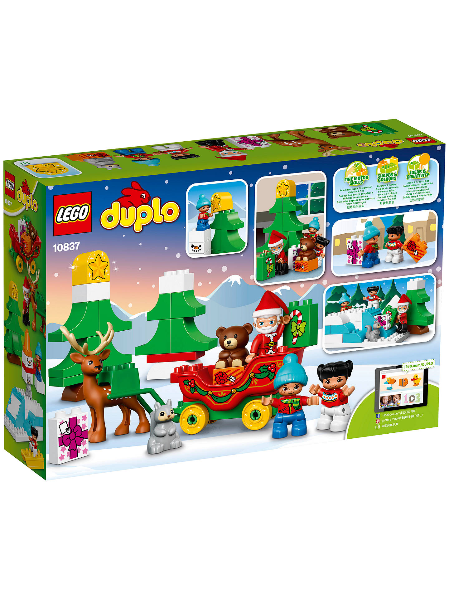 LEGO DUPLO 10837 Santa's Winter Holiday at John Lewis & Partners