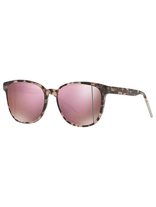DIOR DIORStep Square Sunglasses, Tortoise/Mirror Pink