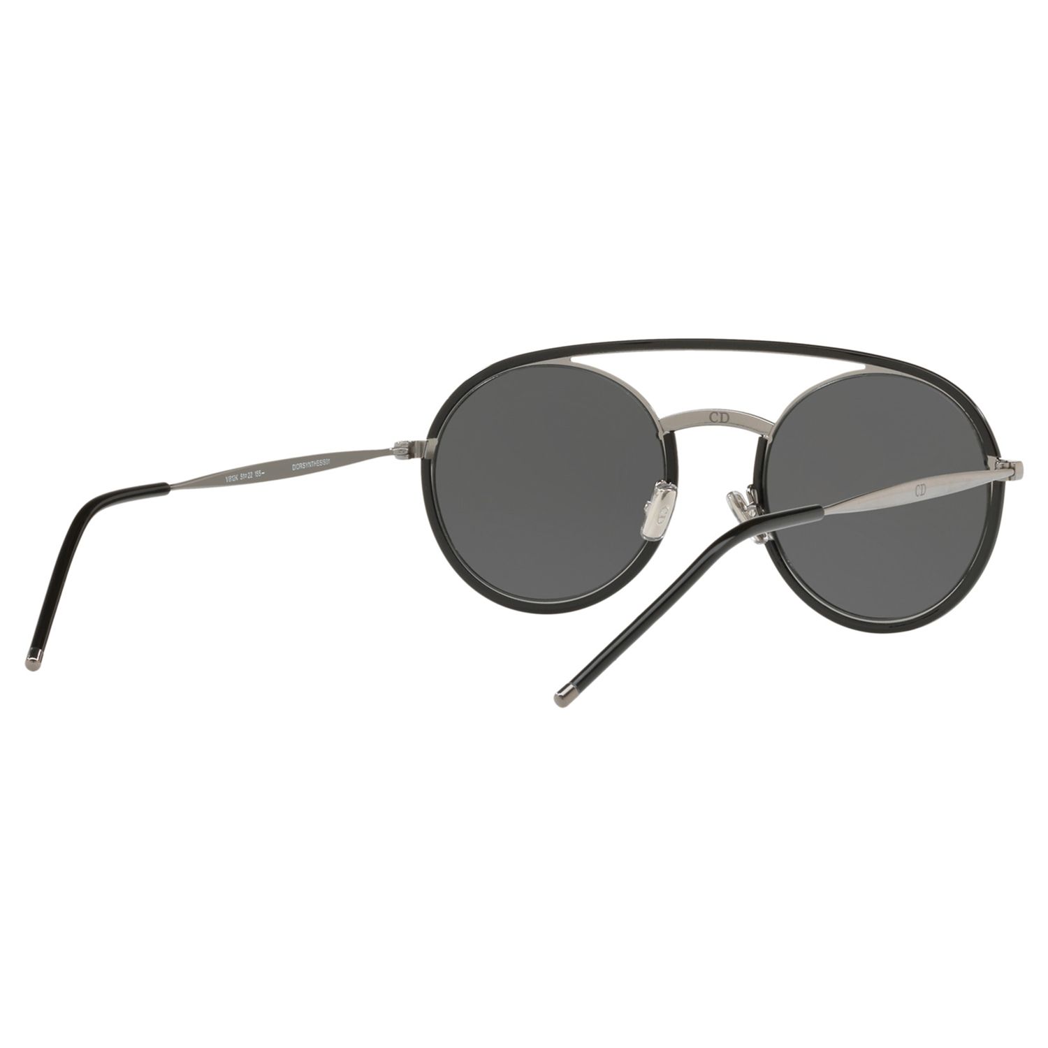 Dior DiorSynthesis01 Round Sunglasses, Black/Grey
