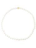 A B Davis 9ct Gold Freshwater Pearl Necklace, White