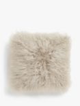 John Lewis Mongolian Sheepskin Cushion, Natural
