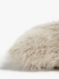 John Lewis Mongolian Sheepskin Cushion, Natural