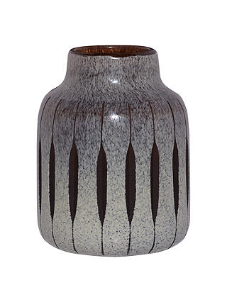 John Lewis & Partners Scandi Amber Glass Vase