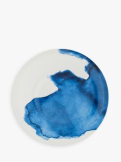 Rick Stein Coves of Cornwall Dinner Plates, Set of 4, Blue/White, Dia.28cm