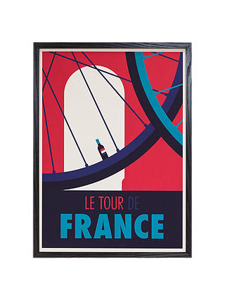 Spencer Wilson - Le Tour De France Framed Print, 73 x 53cm
